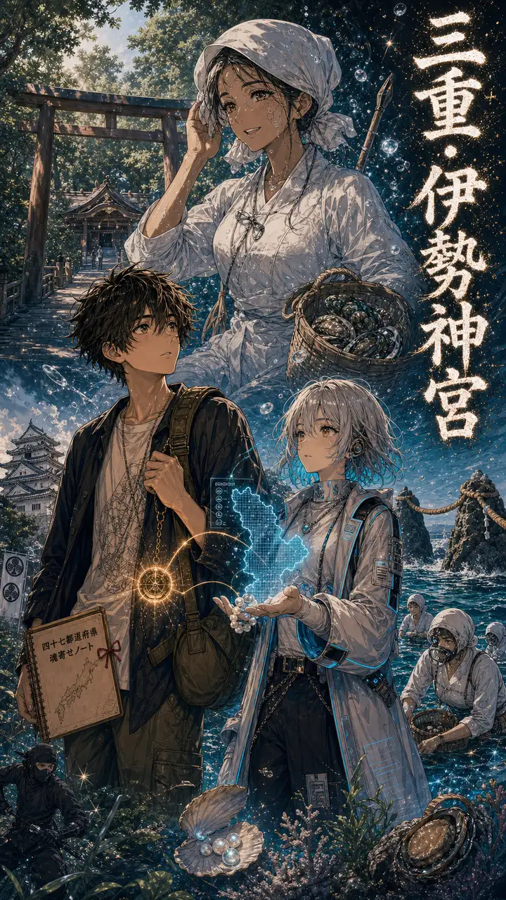 Chapter cover illustration for 三重・伊勢神宮